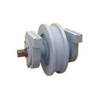 Crane Wheel Assembly - Pvc Material, Polished Finish, Silver Color | Industrial Use, Coated Surface Treatment, 6-month Warranty