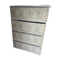 Ss304 Punched Grid Resistance Box - Color: Grey