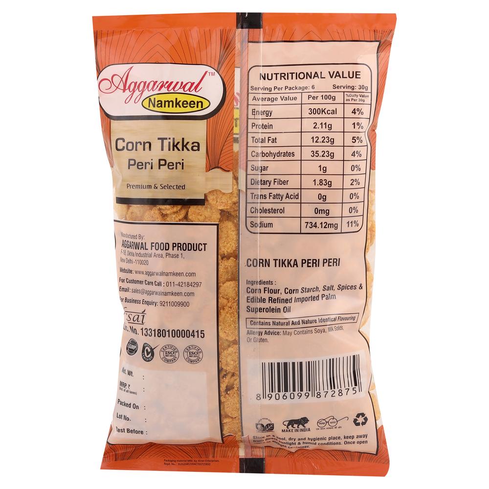 Corn Tikka Peri Peri - Feature: No Artificial Colors Or Flavors
