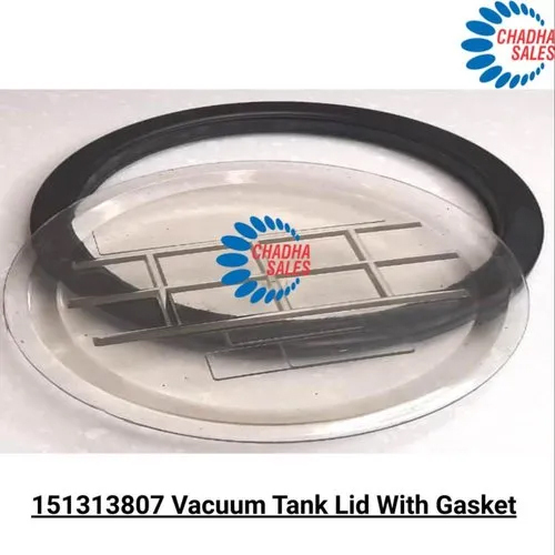 Vacuum Tank Lid With Gasket - Color: Black