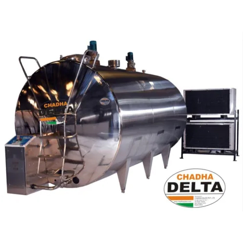 10000Ltr Dx 2M 3P Fe Cr72 5 Ton X4 Bulk Milk Cooler - Capacity: 10000 Ltr