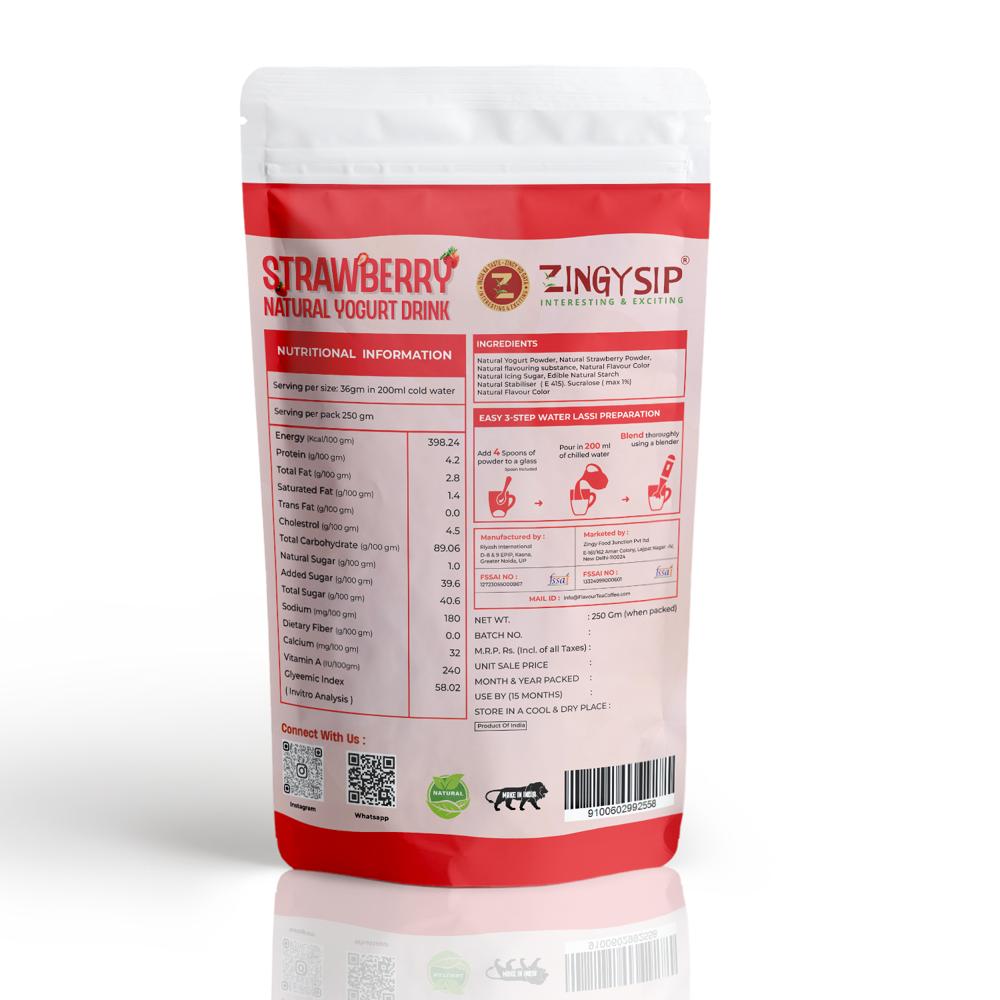 STRAWBERRY NATURAL YOGURT DRINK