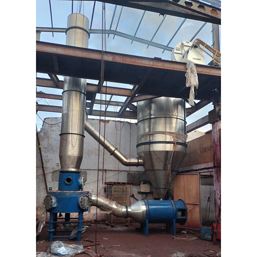 Industrial Spin Flash Dryer - Color: Silver