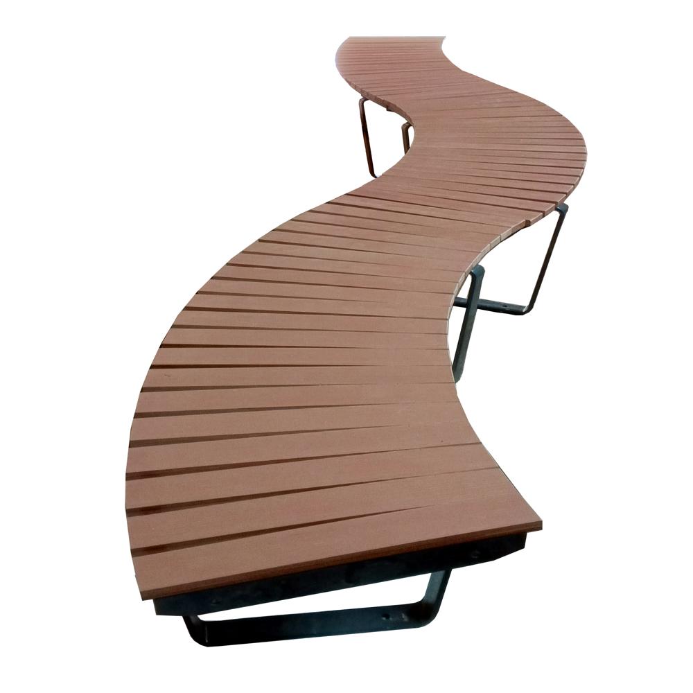 Curved Garden Bench
