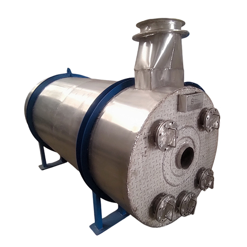 Indirect Fired Soild Fuel Hot Air Generator - Color: Silver