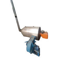 Three Pass Shell Hot Air Generator - Color: Silver