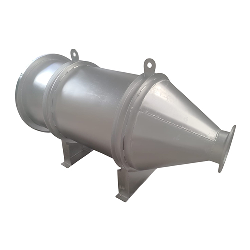 Three Pass Shell Hot Air Generator - Color: Silver