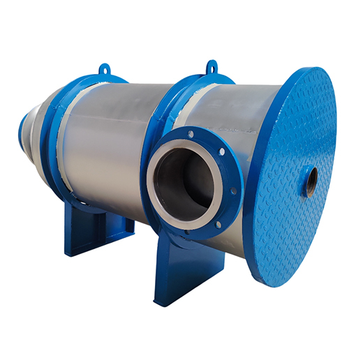 Three Pass Shell Hot Air Generator - Color: Silver