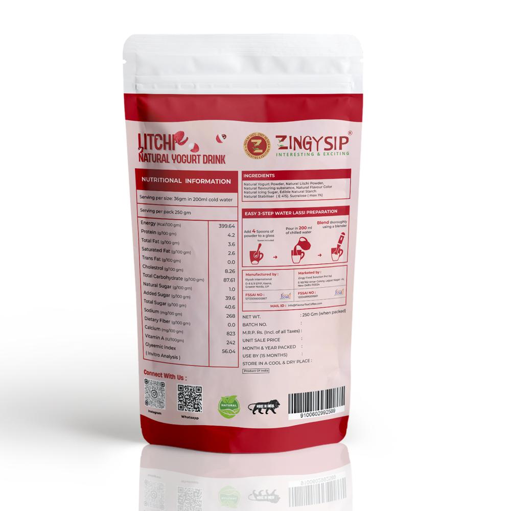 LITCHI NATURAL YOGURT DRINK