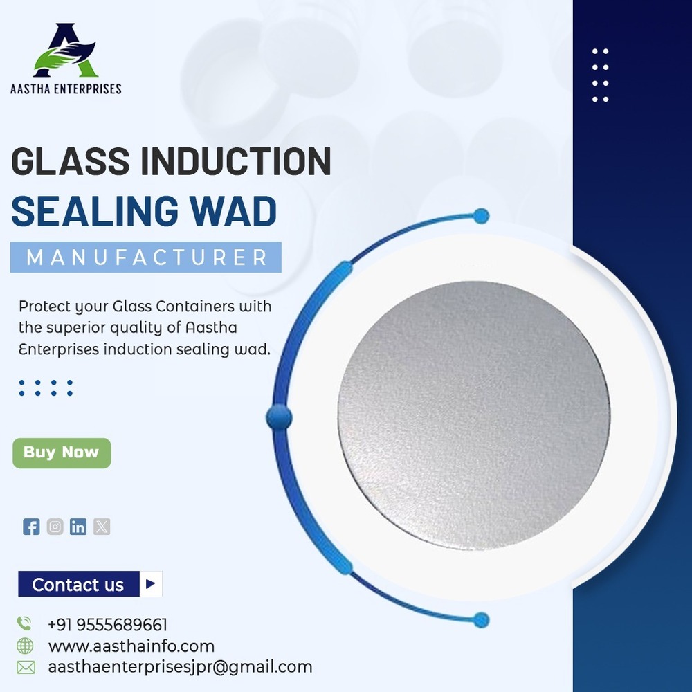 White Glass Induction Wads - Product Type: Sealing Tapes
