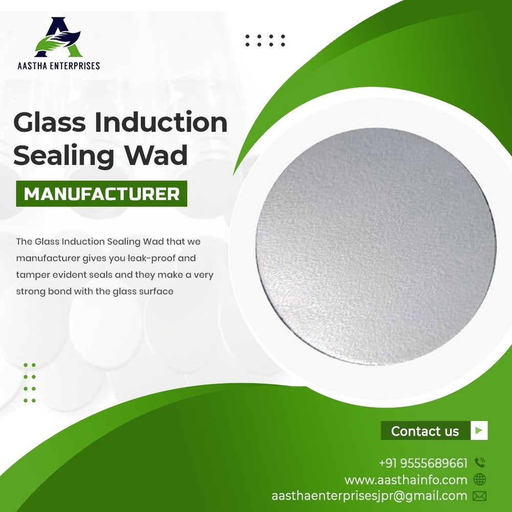 White Glass Induction Wads - Product Type: Sealing Tapes
