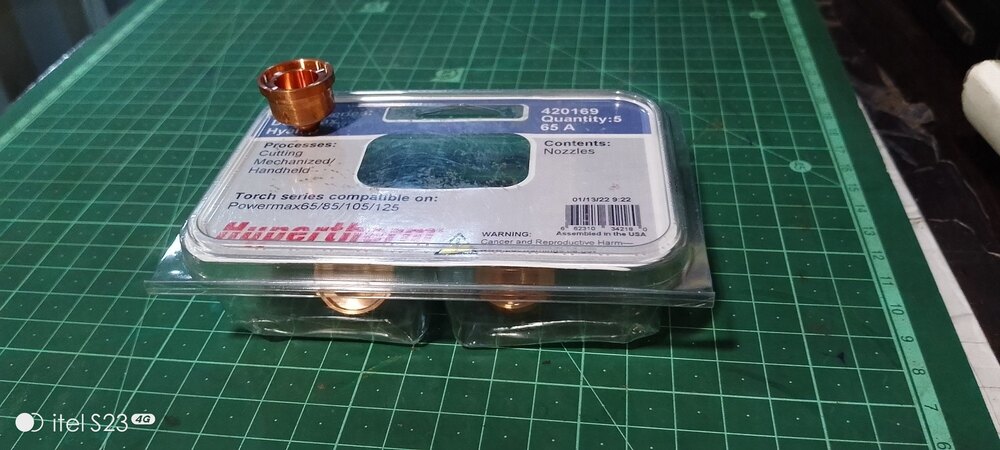 420169 Plasma Consumables Nozzles - Frequency: 50-60 Hertz (Hz)