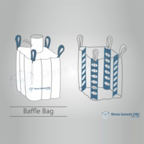 Baffle Bags - Digital Printing, Flexiloop Handle, Double String Style | Water Resistant, Custom Size, White Color, 1-year Warranty