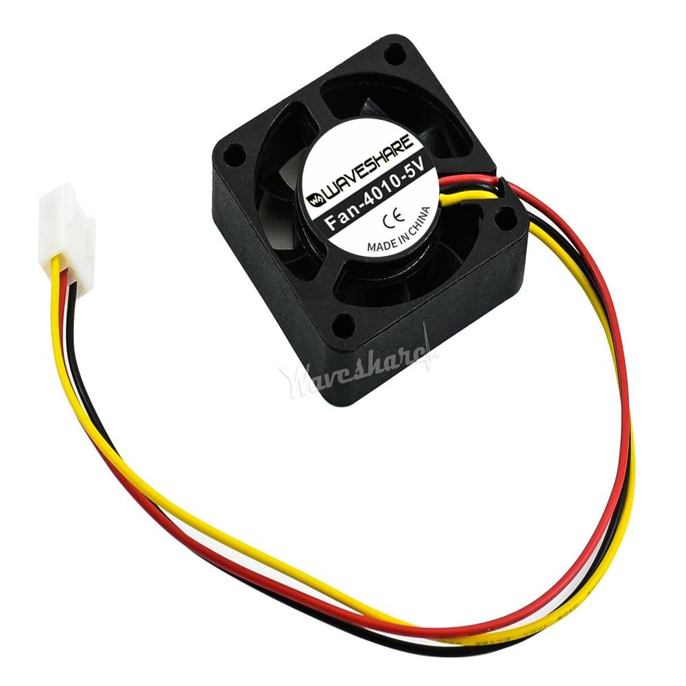 Waveshare Dedicated Cooling Fan  or Jetson Nano, 5V, 3PIN Reverse-Proof 40mmx40mmx10mm Compatible with NVIDIA Jetson Nano Developer Kit and B01 Version  