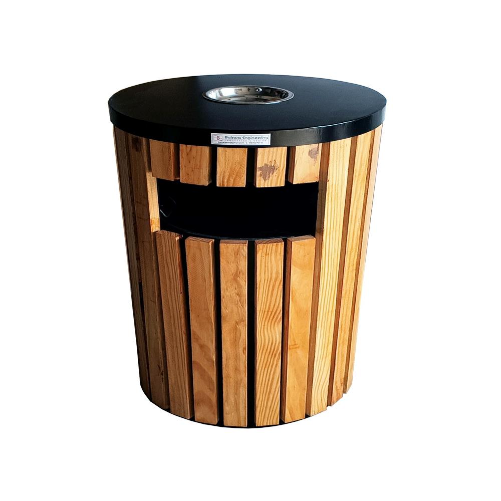 Wooden Dustbin