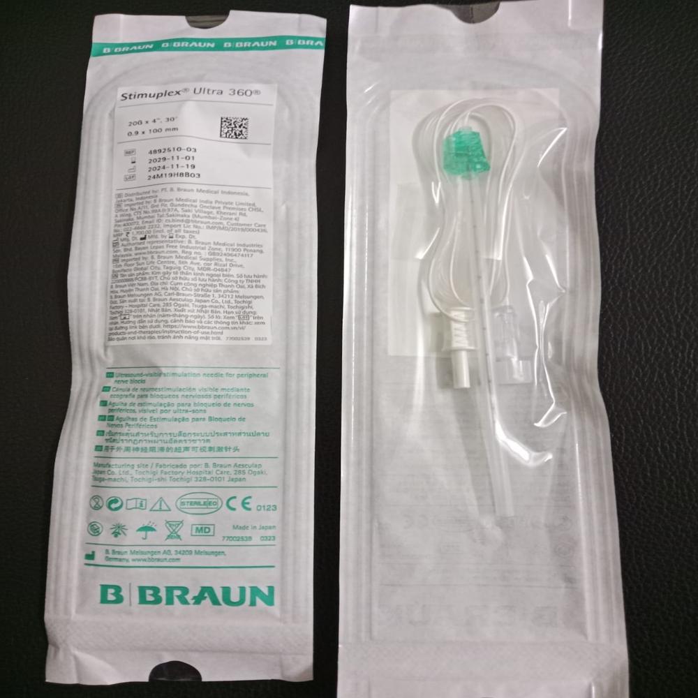 B Braun Stimuplex Ultra 360 Insulated Echogenic Needle Stimuplex Ultra 360