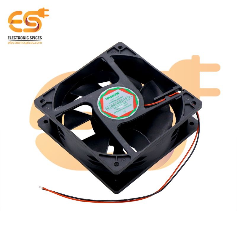 Cooling Fan High Performance Dc 12v 9025 90mm Cooling Fan 90x90x25mm 9025 Dc 12v Cooling Fan For Electronics - Color: Black