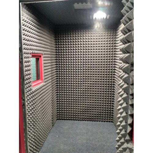 Noise Testing Booth - Industrial Application, Standard Size, Black Color | 1-Year Warranty for Reliable Performance and Durability