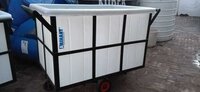 Processing Container With Trolley - Capacity: 650 Ltr