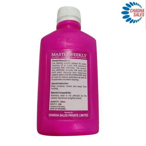 200ml Weekly Milk Analyzer Cleaning Solution