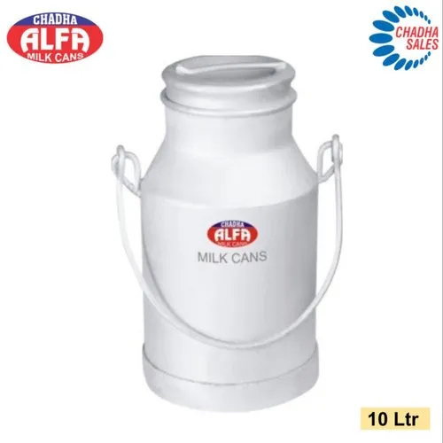 10 Litres Aluminium Milk Cans