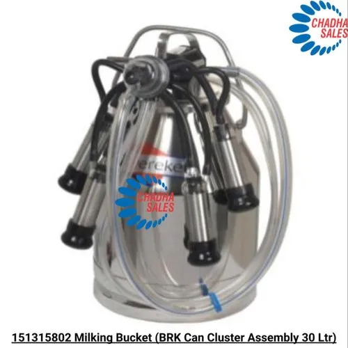 30 Ltr Milking Bucket - Color: Silver