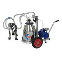 Bs Mini X Portable Milking Machine - Capacity: 30 Ltr
