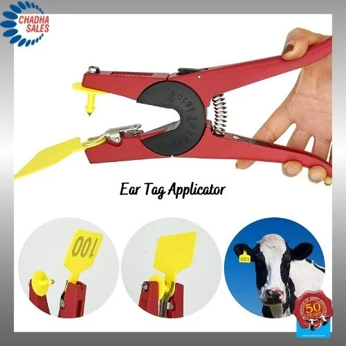 Ear Tag Applicator - Color: Red