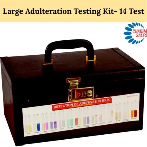 Milk Adulteration 14 Test Kit - Color: Marron
