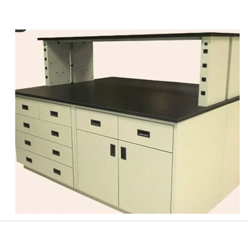 CRCA Paint Coated Island Laboratory Bench