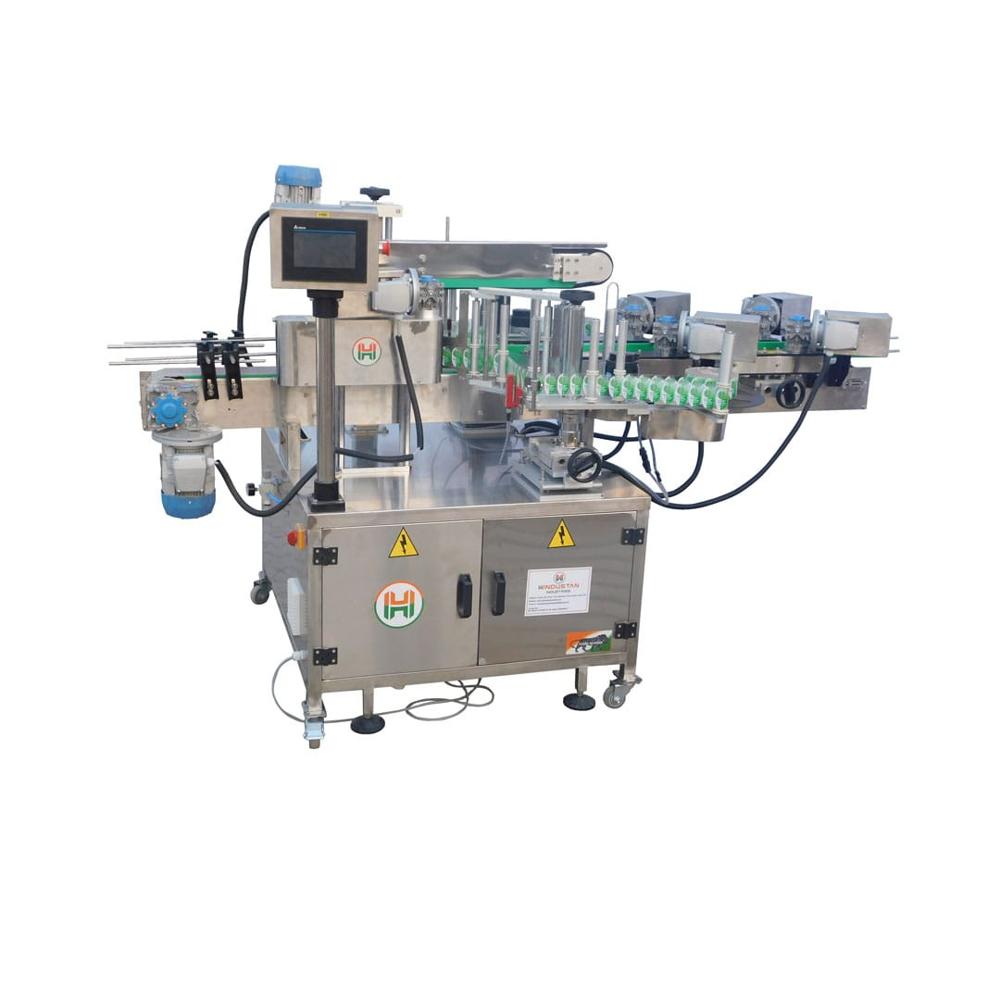 Round Bottle Front And Back Labeling Machine for Liqour Bottles