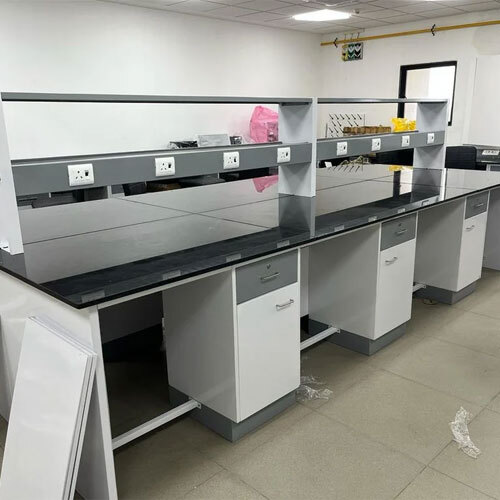 Modular Laboratory Furniture - Color: White