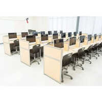 Computer Laboratory Workstation - Color: Brown
