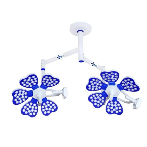 5X Double Dome Ceiling Ot Light - Color: White