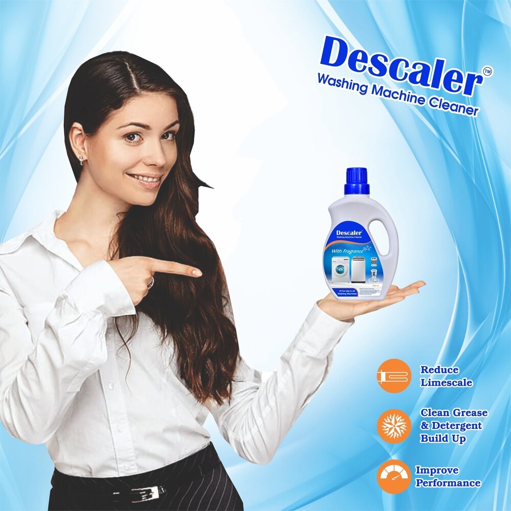 500 Ml Washing Machine Descaler - Durable Plastic Material Standard Size Designed For Industrial Washing Machine Cleaners