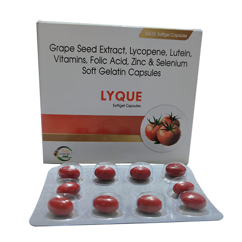 Lyque Softgel Capsules - Storage Instructions: Dry Place