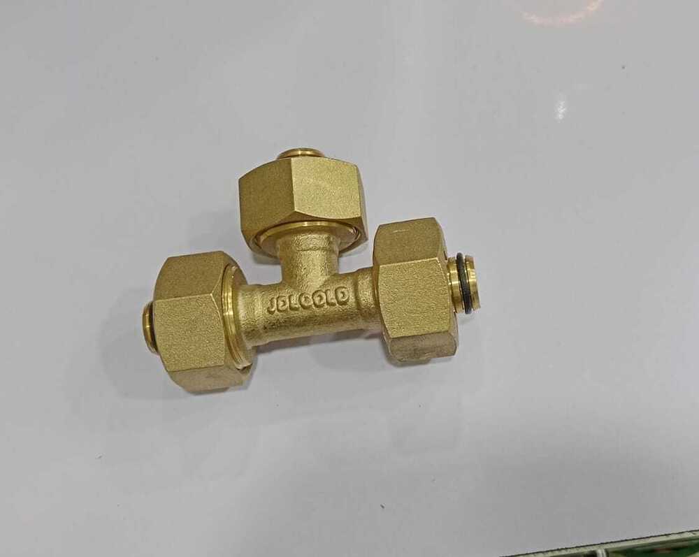 Jdl Gold Mlc Gas Pipe Fitting - Color: Golden