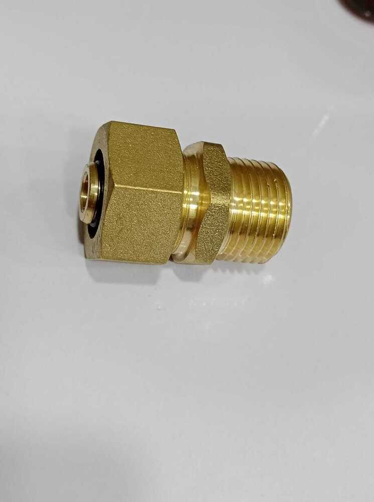 Jdl Gold Mlc Gas Pipe Fitting - Color: Golden