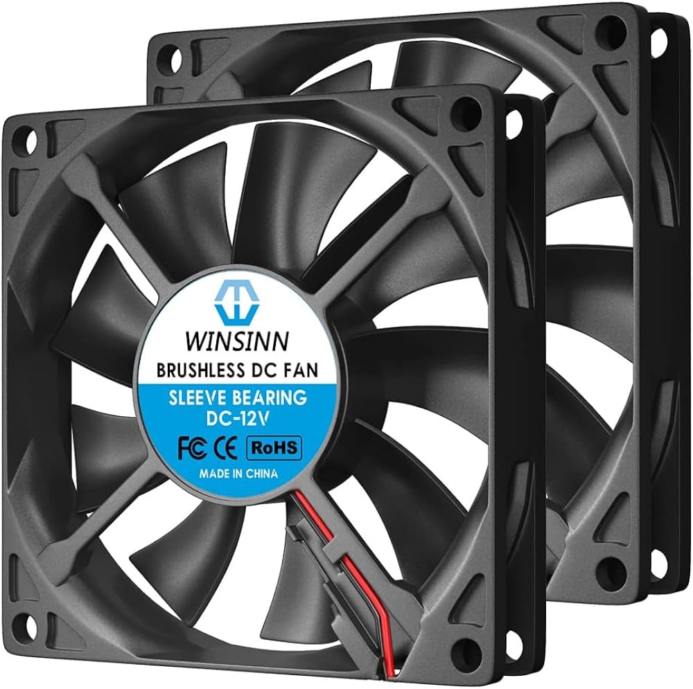 12V DC 8015 Cooling Fan - 80x80x15mm Size