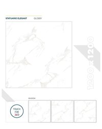 Premium 1200x1200mm Porcelain Vitrified Tiles  Glossy