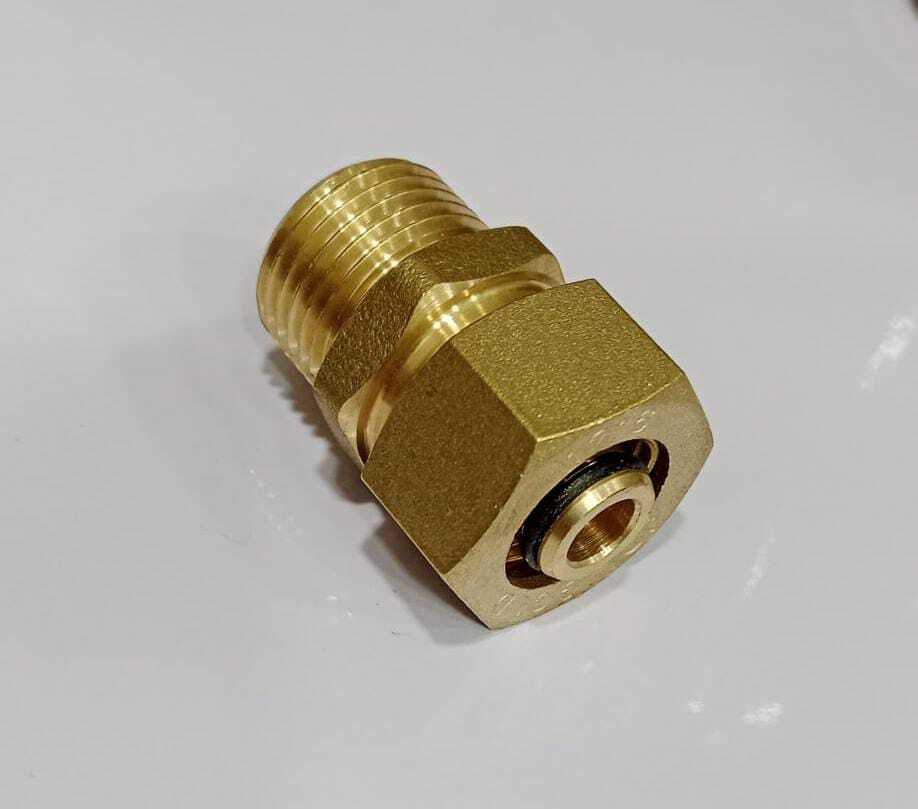 Brass Male Union 1014 Jdl Gold