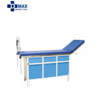 Gynae Examination Couch - Durable Material, Foldable Design, Polished Black Finish | Ideal For Gynecological Examinations In Healthcare Facilities