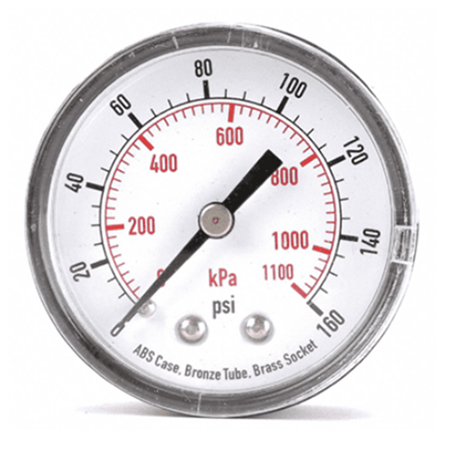 Pressure Gauge - Accuracy: 100 %