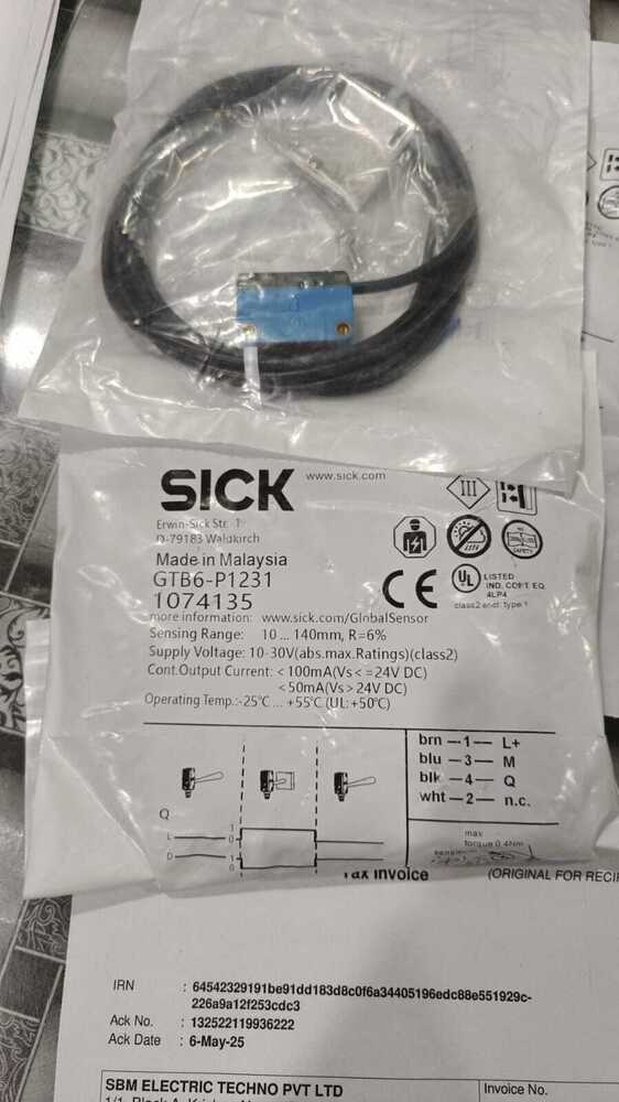 SICK PHOTO SENSOR, GTB6-P1231