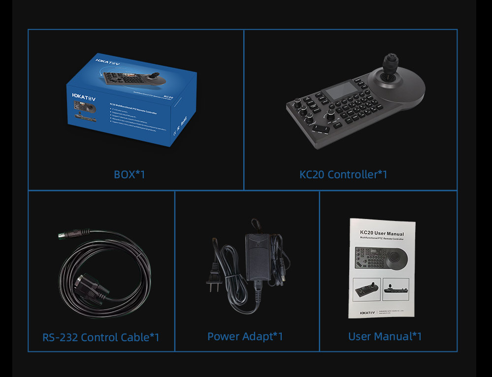 PTZ camera Controller