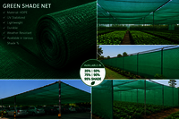 Green Shade Nets - Coating Type: Uv Coated