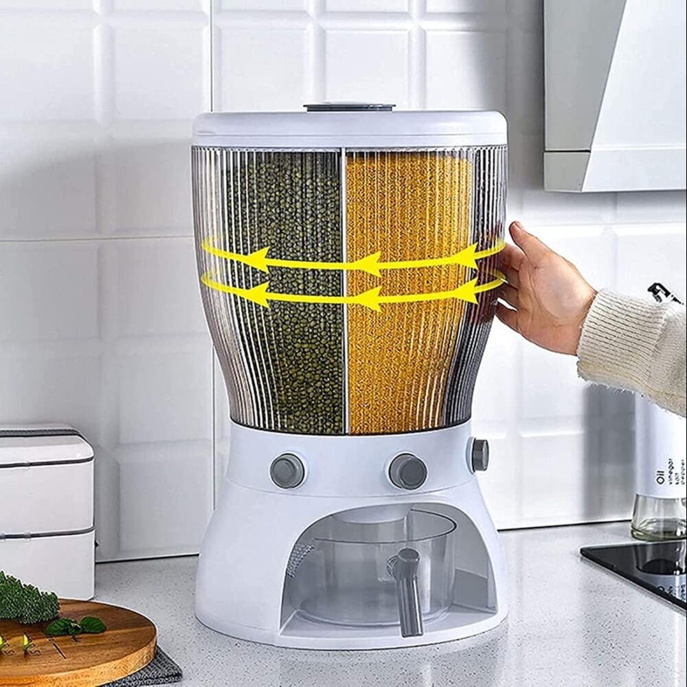 4 Grid Cereal Dispenser - Capacity: 10 Kg