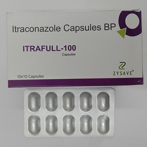 Itraconazole Capsules Bp - 10x10 Tablet Pack, Suitable For Adults, Store At Room Temperature, Recommended Usage As Per Doctor's Advice