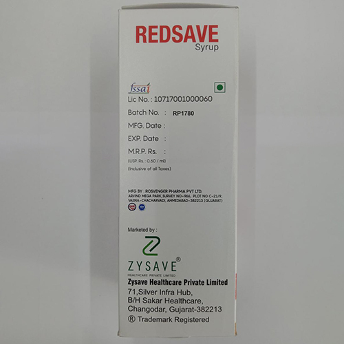 200 Ml Ferric Ammonium Citrate Cyanocobalamin Folic Acid Syrup - Drug Type: General Medicines