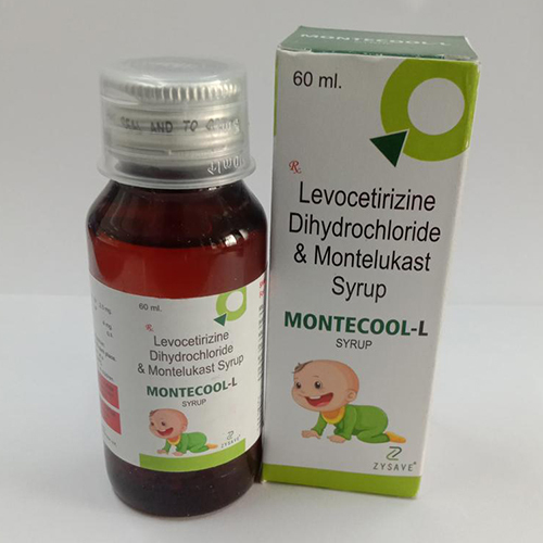 60 Ml Levocetirizine Dihydrochloride And Montelukast Syrup - Drug Type: General Medicines
